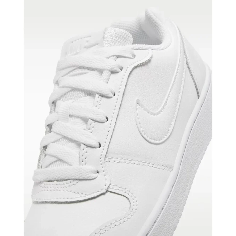 Nike Ebernon Low AQ1779-100 Sneakers Women's US 5 W White Leather Shoes HTAT1489